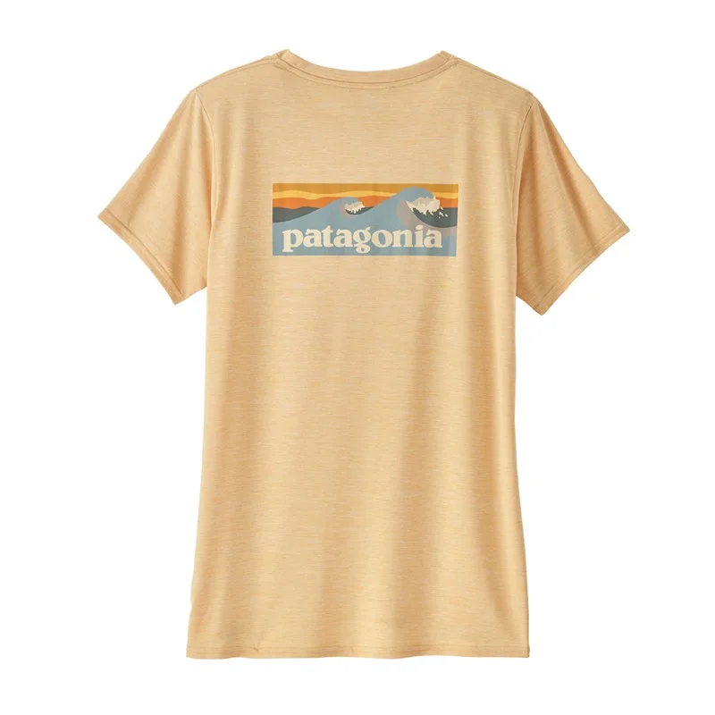 Patagonia 45365 Ws Cap Cool Daily Shirt - Waters Stylish Split-Hem Short Shirt