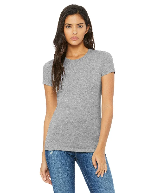 Bella+Canvas Ladies Favorite T-Shirt | Athletic Heather Sequined Glittery Shiny