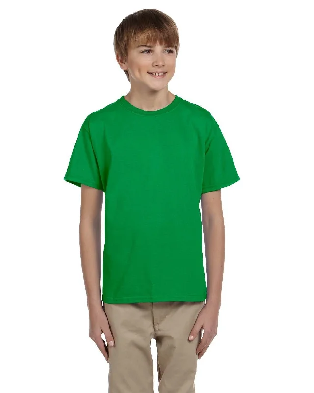 Fruit of the Loom Youth T-Shirt | Kelly Lace Blend Ribbed Blend Corduroy Blend