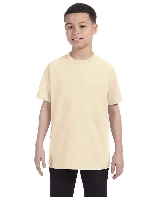 Gildan Youth Lightweight 100% Cotton T-Shirt | Natural Chenille Blend Fleece Blend Nylon Blend