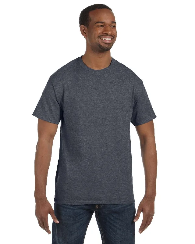 Hanes Authentic-T T-shirt | Charcoal Heather Handmade Hand-knitted Hand-woven