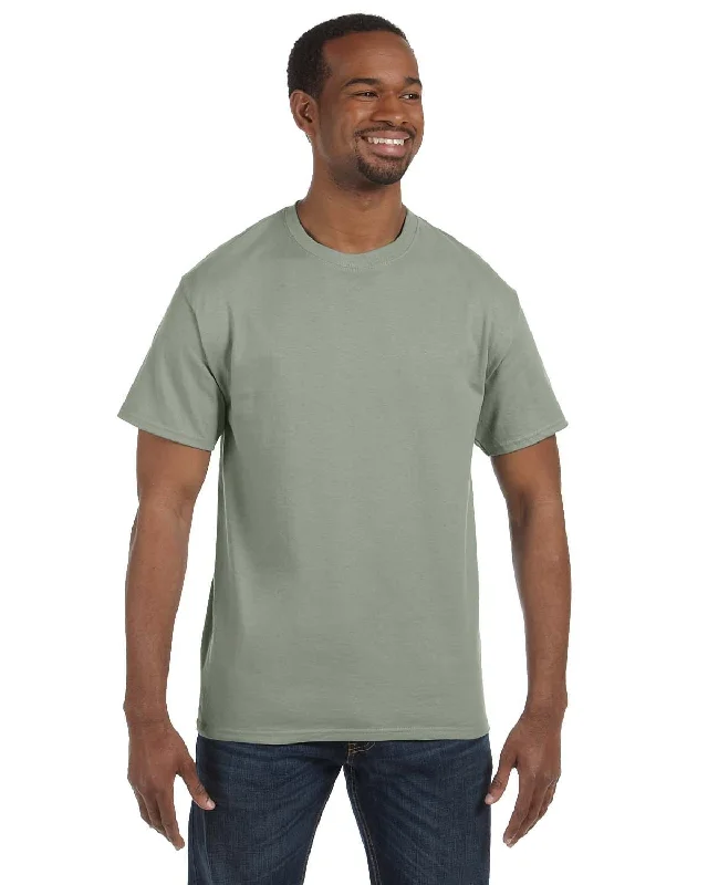 Hanes Authentic-T T-shirt | Stonewash Green Cozy Warm Stylish