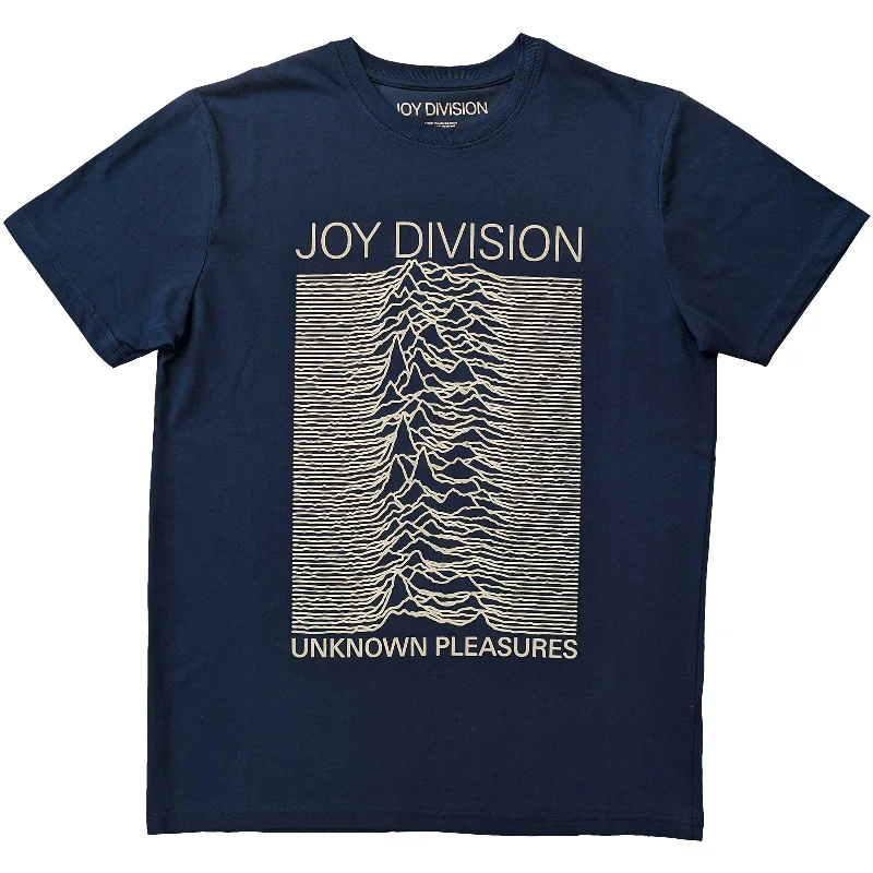 Joy Division | Official Band T-Shirt | Unknown Pleasures FP Cotton Fabric Linen Fabric Terry Fabric