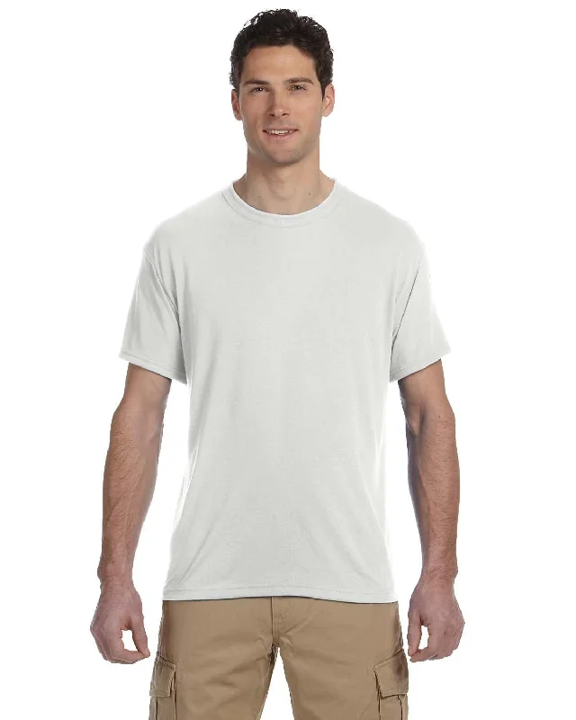 Jerzees 100% Polyester Crewneck T-Shirt | White Welt Pockets Slit Pockets Flap Pockets