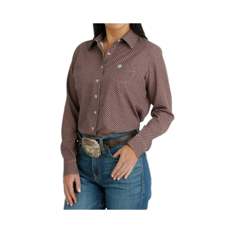 Cinch Women's Arena Flex Shirt Elegant Draped Short Shirt