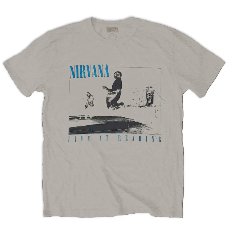 Nirvana | Official Band T-Shirt | Live at Reading Elegant Classic Vintage