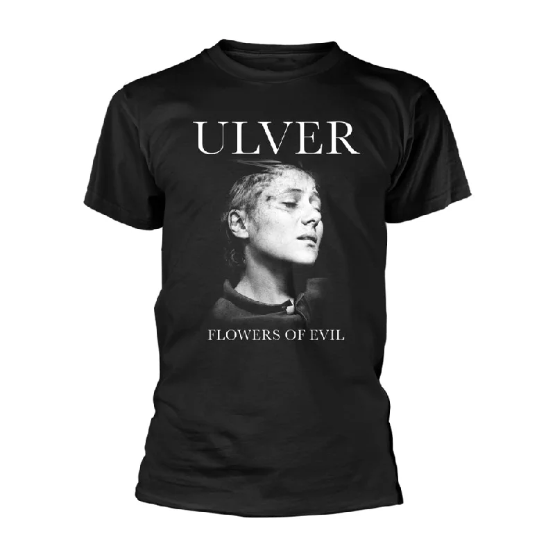 Ulver Unisex T-shirt: Flowers Of Evil Hooded Caped Shawl Collar