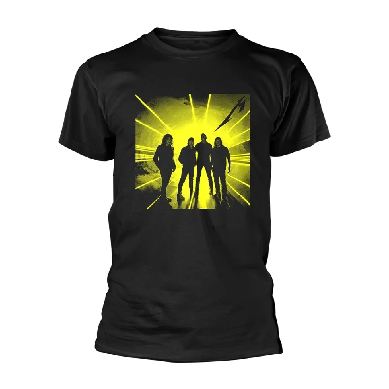 Metallica | Official Band T-Shirt | Burnt Strobe (Back Print) Layered Multi-layer Single Layer