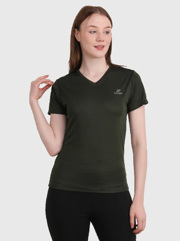 Short Sleeve T shirt for women - dry-fit and lightweight Casual Short Sleeve Top