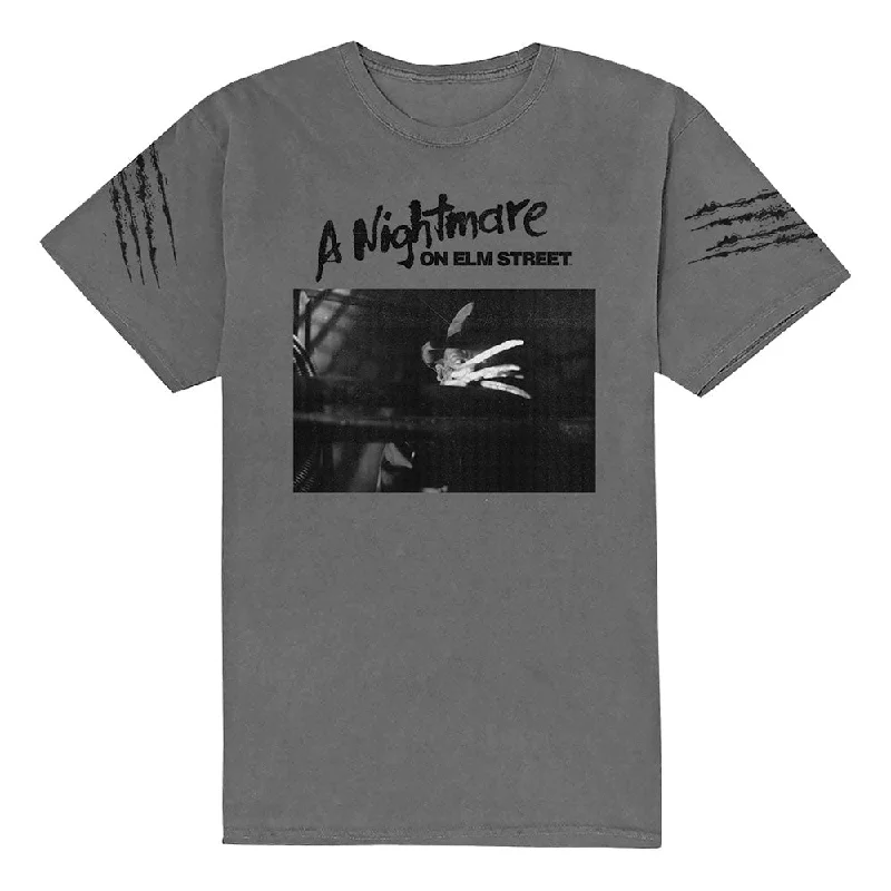 Warner Bros | Official Band T-Shirt | Nightmare on Elm Street Sleeve Scratch Fleece Nylon Spandex