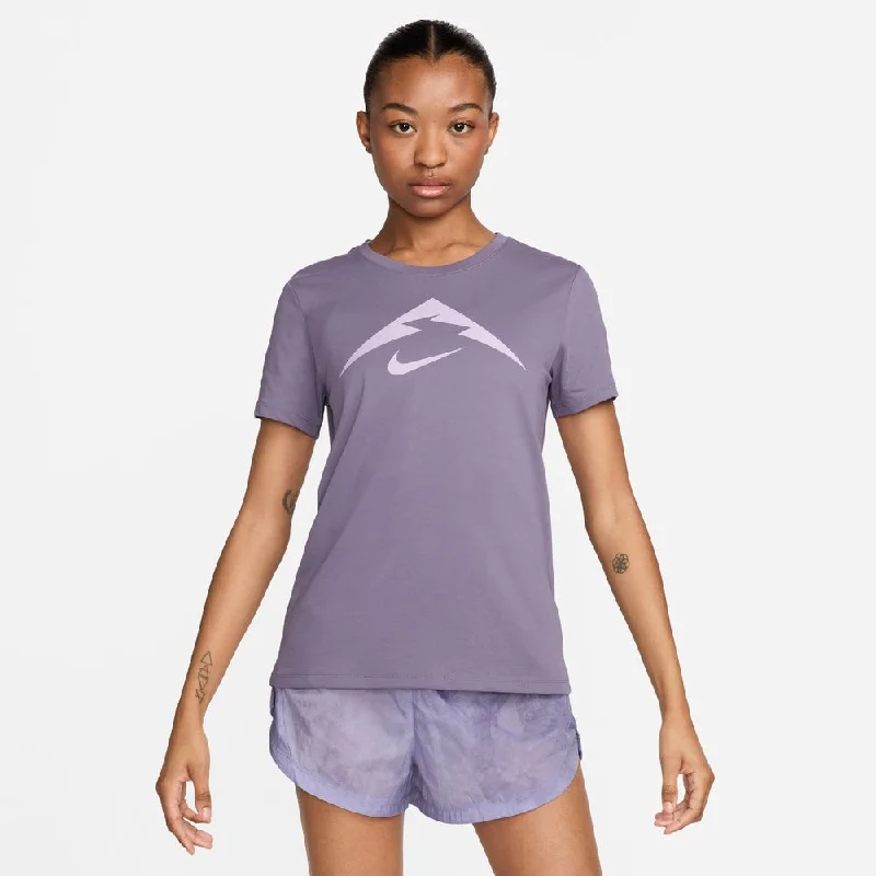 Womens Nike Trail Dri-Fit T Shirt Relaxed Fit Short Blouse