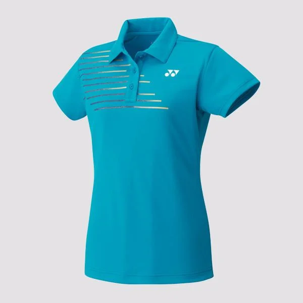 YONEX - 20302EX Women's Performance Shirt Water Blue Classic Basic Short Shirt