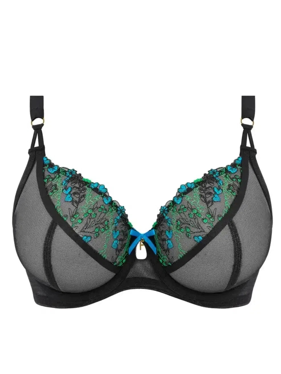 Black Show OFF Plunge Bra Lightly Padded Bra