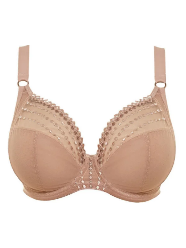 Cafe Au Lait Matilda Plunge Bra High Support Bra