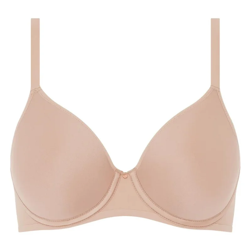 Chantelle Comfort Chic Full Coverage Bra Soft Pink Stretchy Wireless Bra