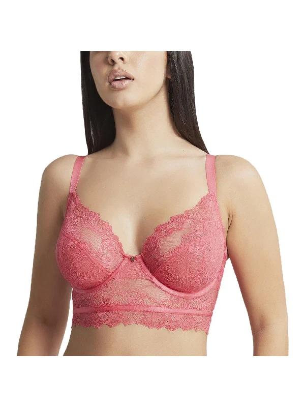 Cleo by Panache Paradise Pink Selena Longline Bra Supportive Sports Bra