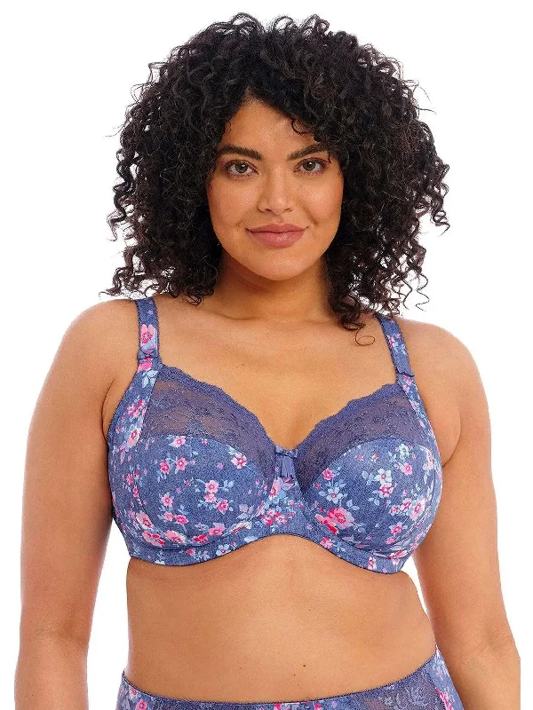 Denim Floral Morgan Bra Push-Up Wireless Bra