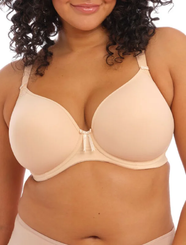 Elomi Bijou Underwire Banded Molded Bra, Sand | Sand Elomi Bijou Bras Soft Cup Bra