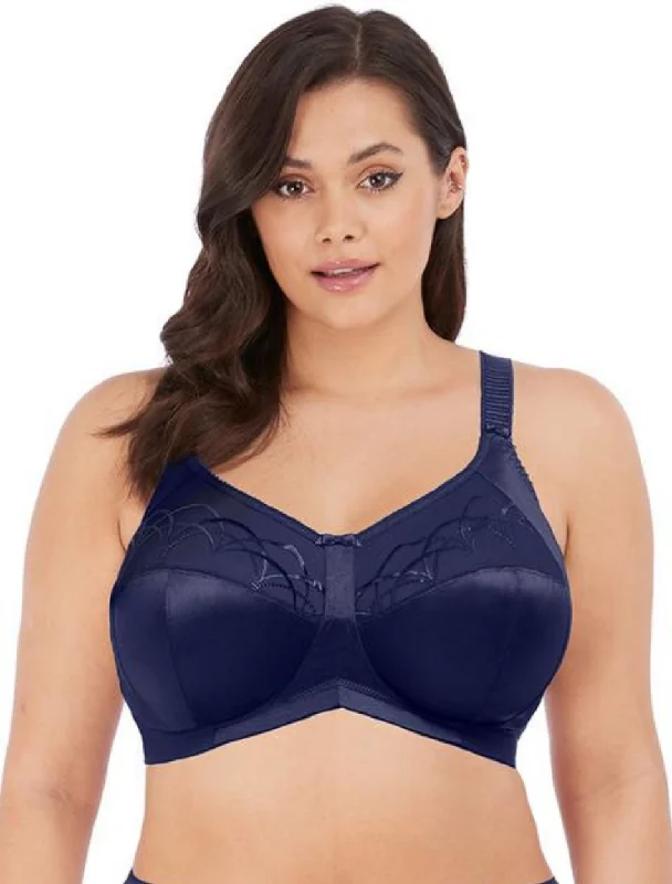 Elomi Cate Non Wired Bra, Ink Push-Up Padded Bra