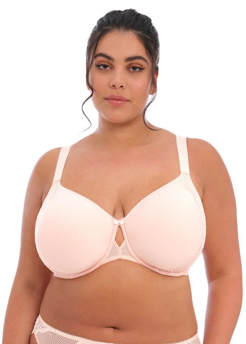 Elomi Charley Underwire Molded Spacer Bra, Ballet Pink | Elomi Molded Spacer Bra | Pink Elomi Charley Bra Full Support Bra