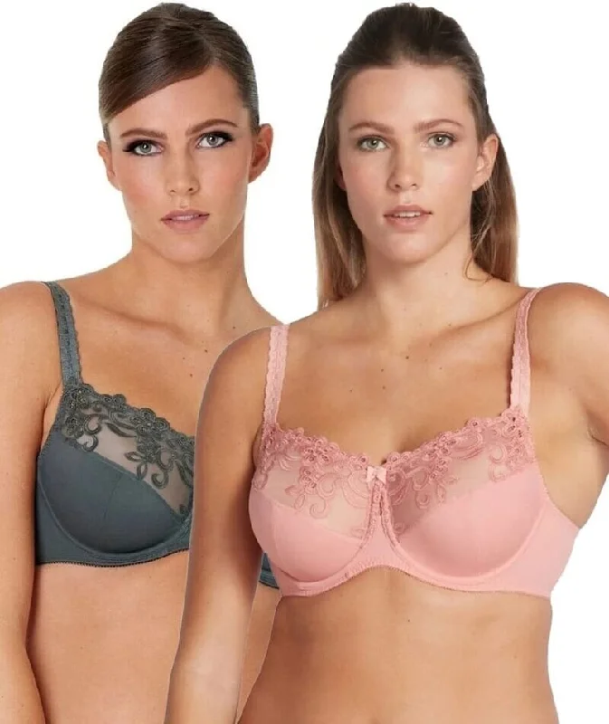 Fayreform Coral Underwire Bra - 2 Pack - Rosette/Urban Chic Supportive Sports Bra