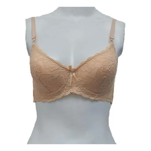 Floral Net Delicate Bra Full Coverage Bra