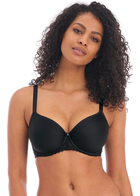 Freya Signature UW Molded Spacer Bra, Black Comfort Fit Bralette