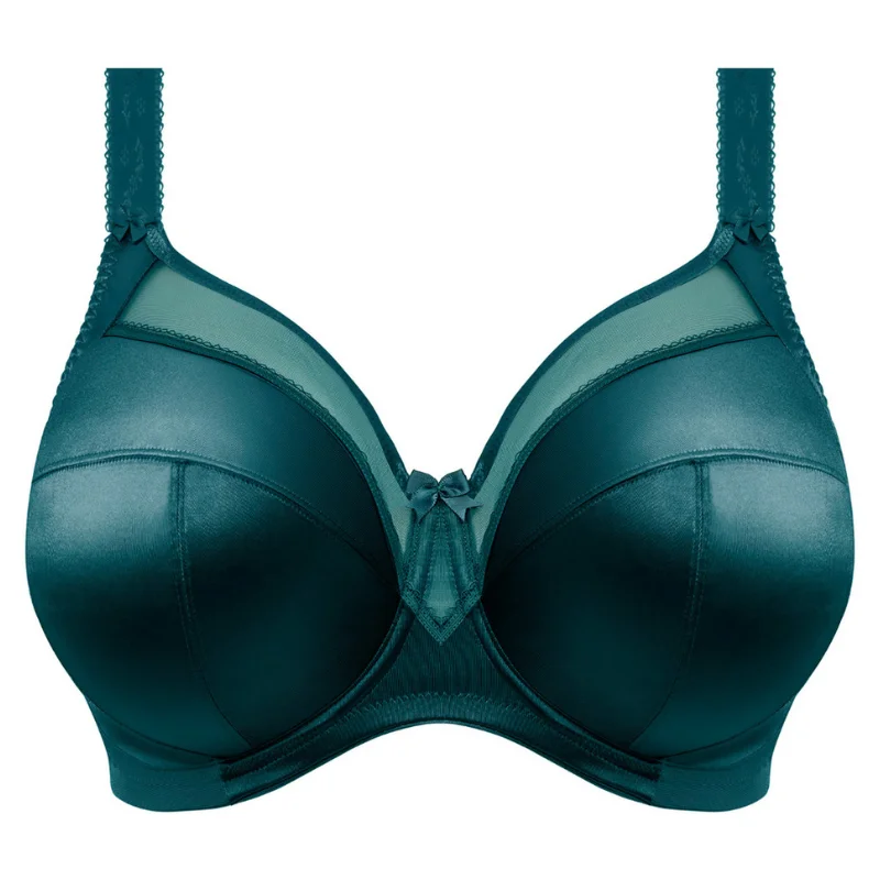 Goddess Keira UW Banded Bra Deep Teal Breathable Sports Bra