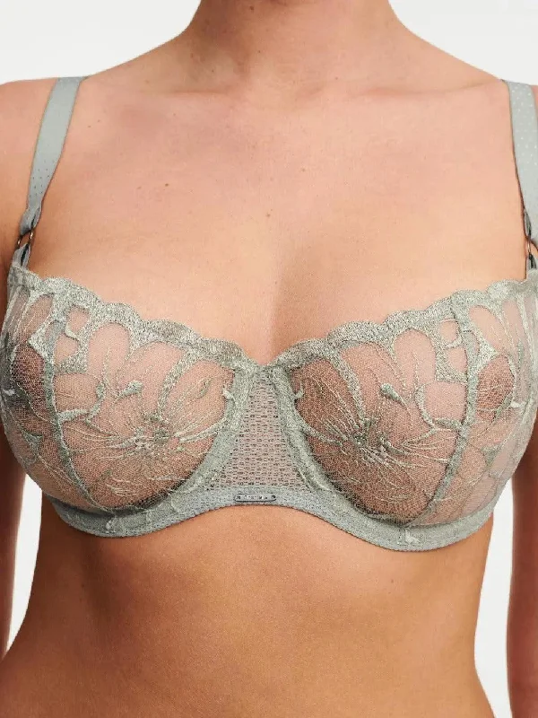 Mint Fleurs Demi Bra Breathable Wireless Bra