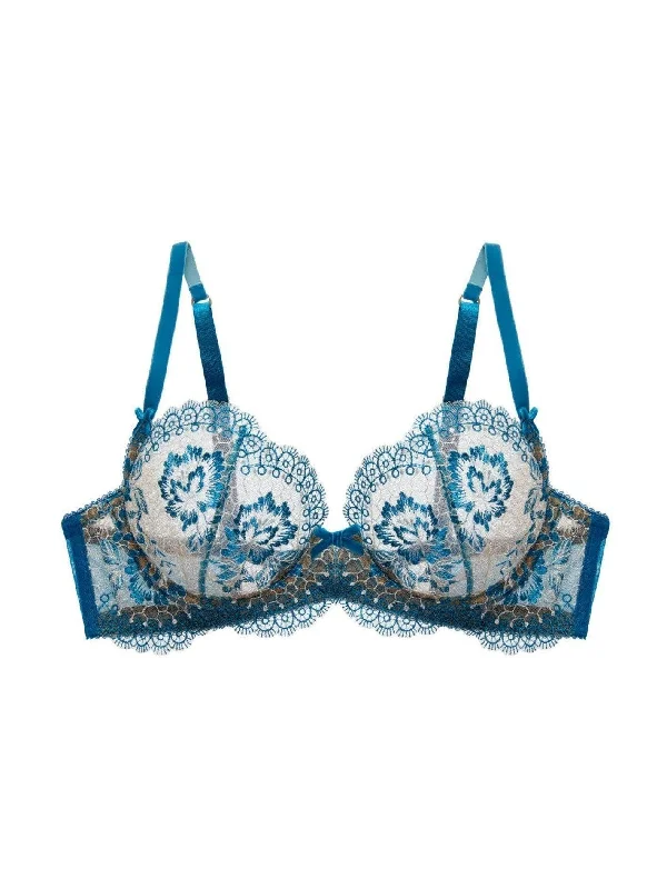 Ocean Blue Evelina Underwire Bra Sexy Mesh Bralette