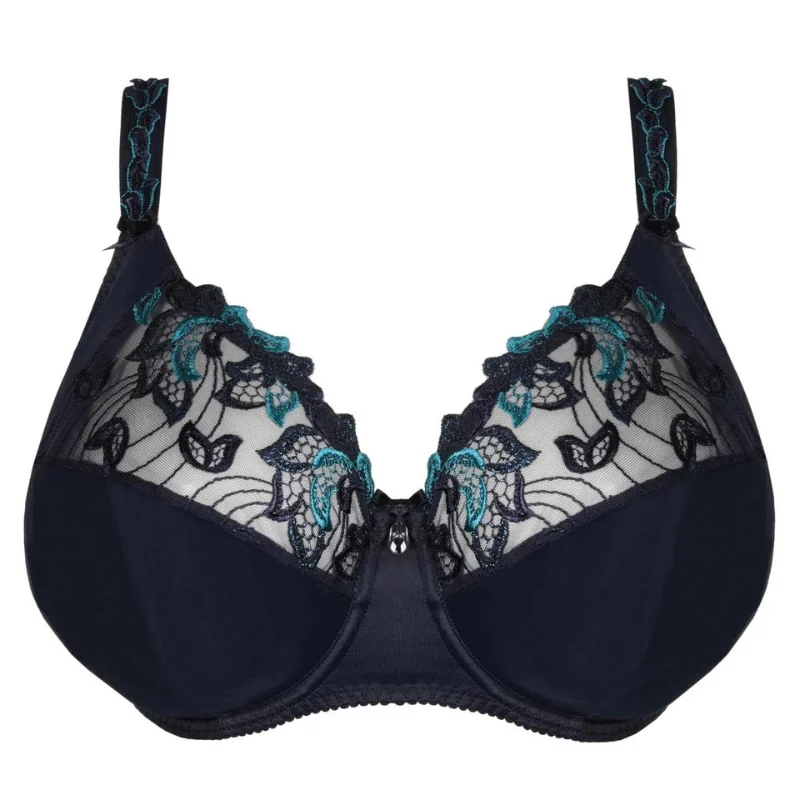 Prima Donna Deauville Full Cup Bra Velvet Blue (I-K) Seamless Wireless Bra