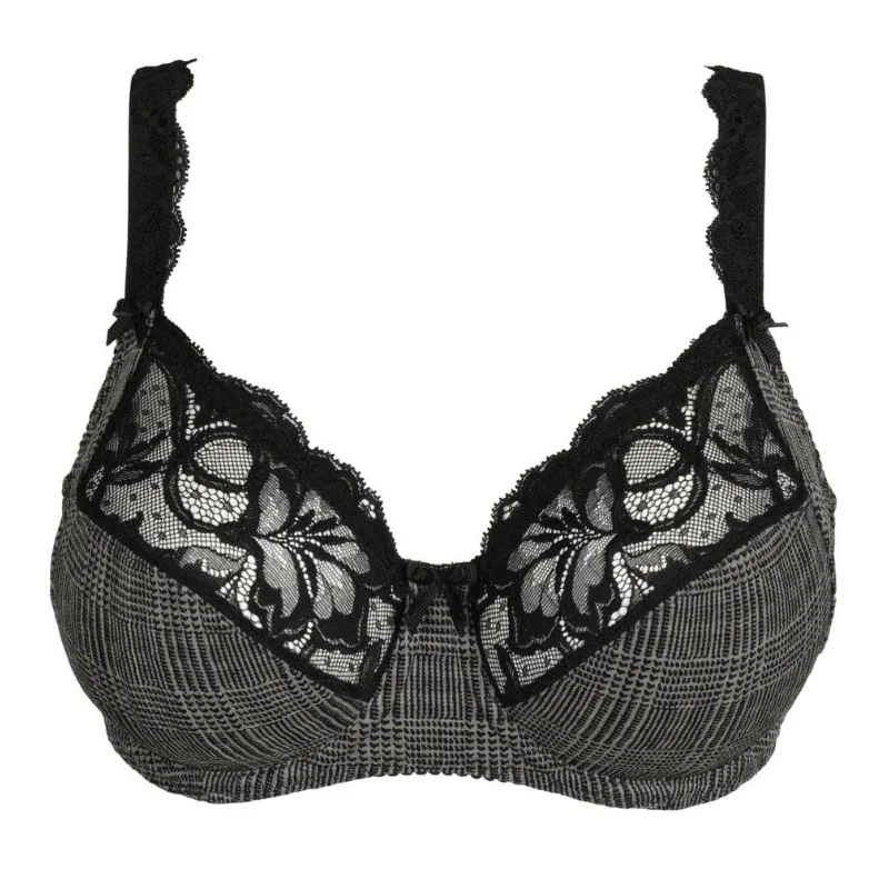 Prima Donna Madison Full Cup Bra Black Tailor Soft Mesh Bralette