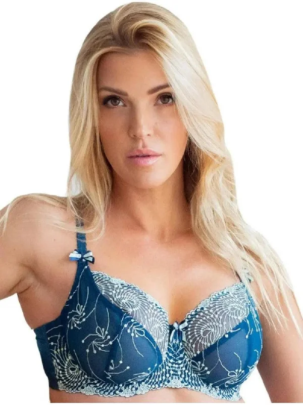 Sailor Blue Opal Nicole Bra Stretchy Full Coverage