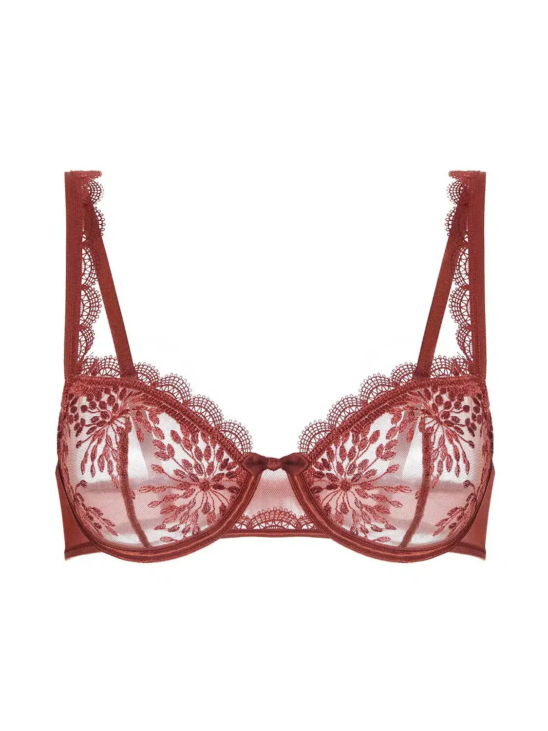 Sienna Singuliere Demi Bra Lace-Trimmed Bra