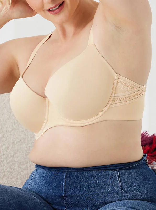 Supersoft Full Figure Bra - SO016 Elegant Satin Bralette