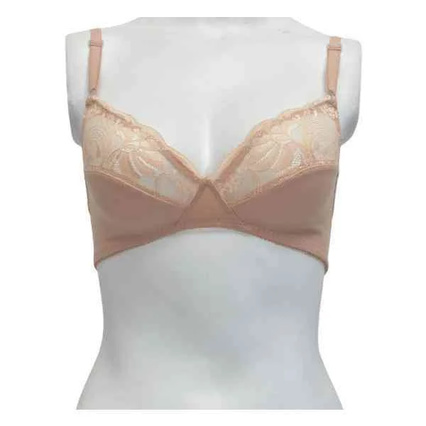 Women's inner-wear online shopping Wild Gentle Half Net Bra Soft Support Bra