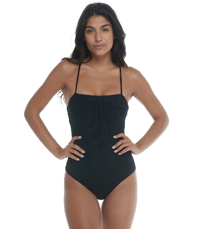 Body Glove Women's Ibiza Gigi One Piece Swimsuit Black Elegant Swimsuit Bottoms