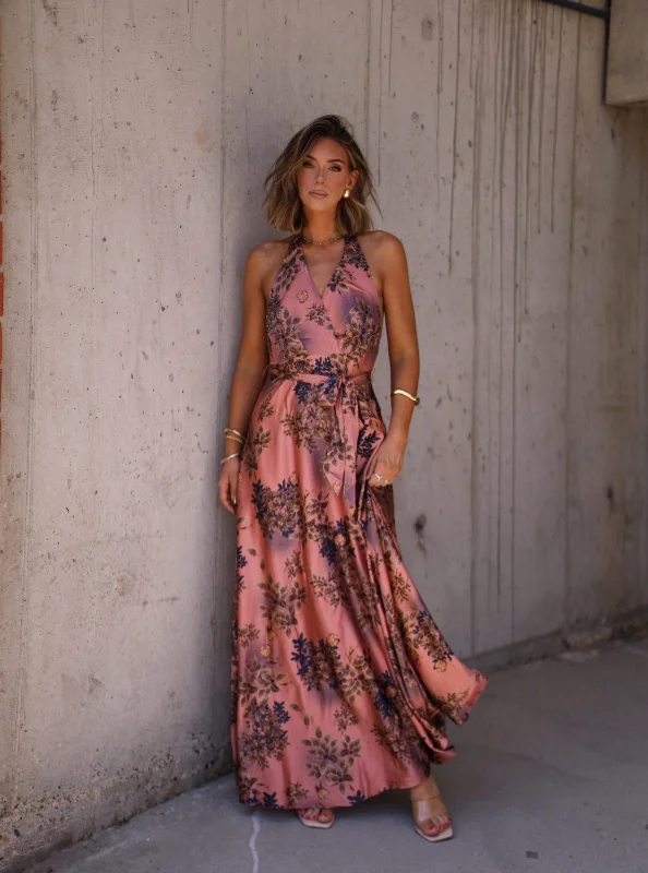 Forgotten Romance Maxi Dress Elegant Maxi Dress with Lace