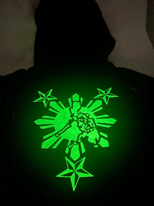 3 Stars and Sun Glow Hoodies Glow in the Dark Hoodie with Magnetic Closure Innovative Modern