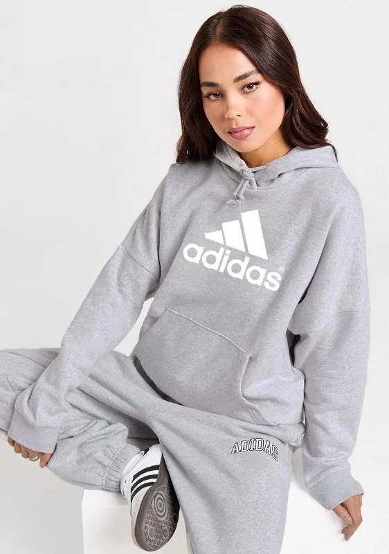 Adidas Womens Essential Boyfriend Logo Hoodie <BR> HD1748 Hoodie with Monochrome Minimalist Simple