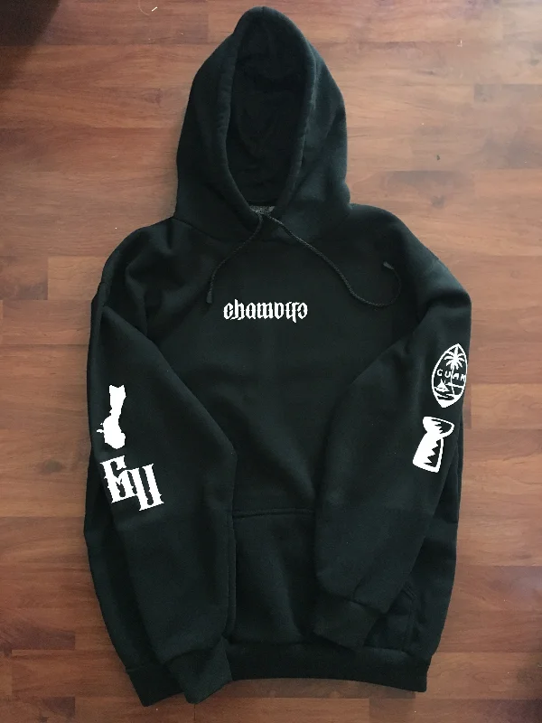 Chamorro Elements Hoody Hoodie with Zipper Placket Modern Functional