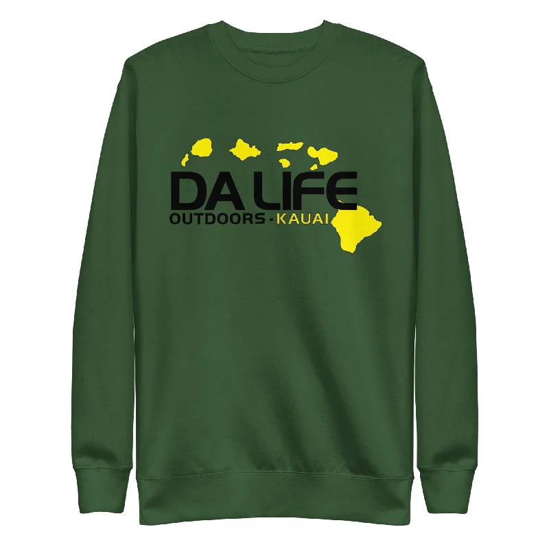 Da Life Premium Sweatshirt Hoodie with Color Block Contrast Stylish