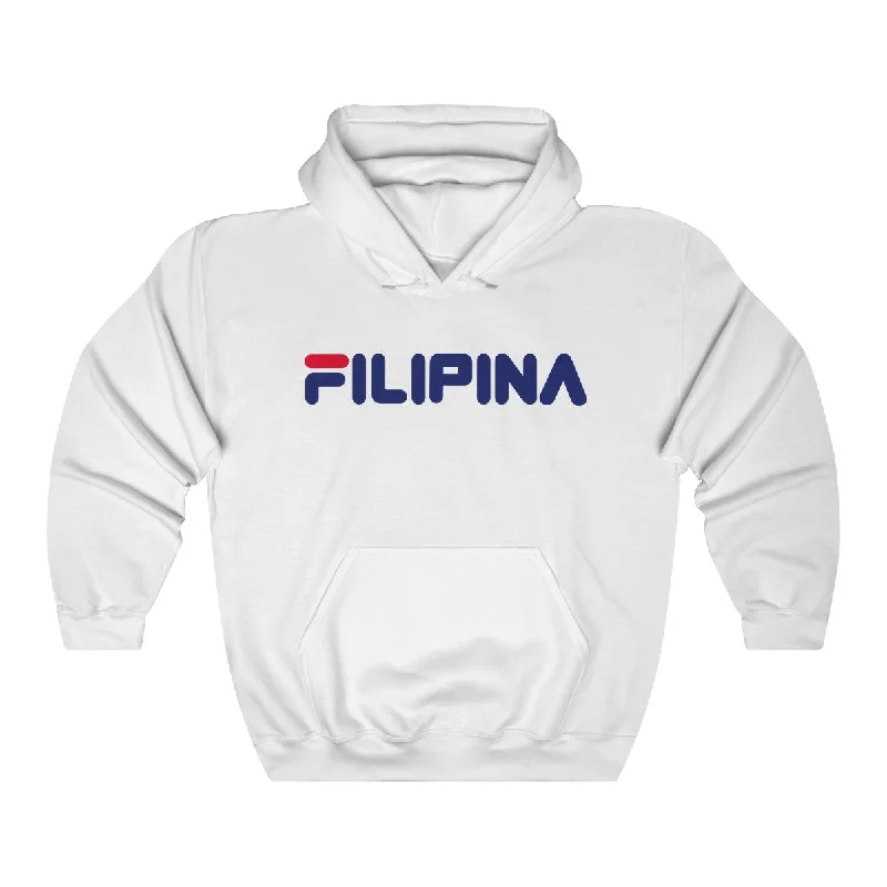 Filipina Unisex Heavy Blend™ Hooded Sweatshirt Hoodie with Side Slits Relaxed Casual