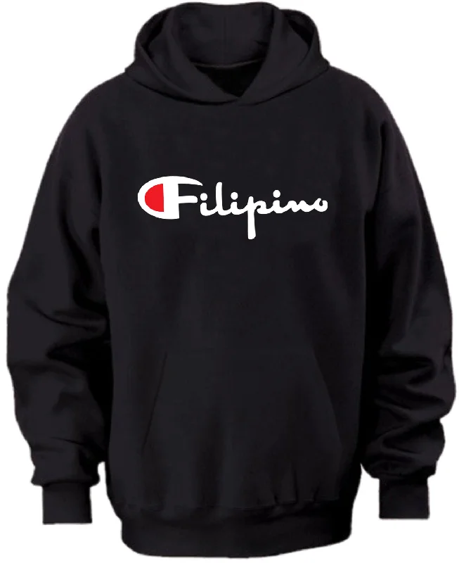 Filipino Champion Heavy Blend™ Hooded Sweatshirt Hoodie with Embroidery Detailed Premium