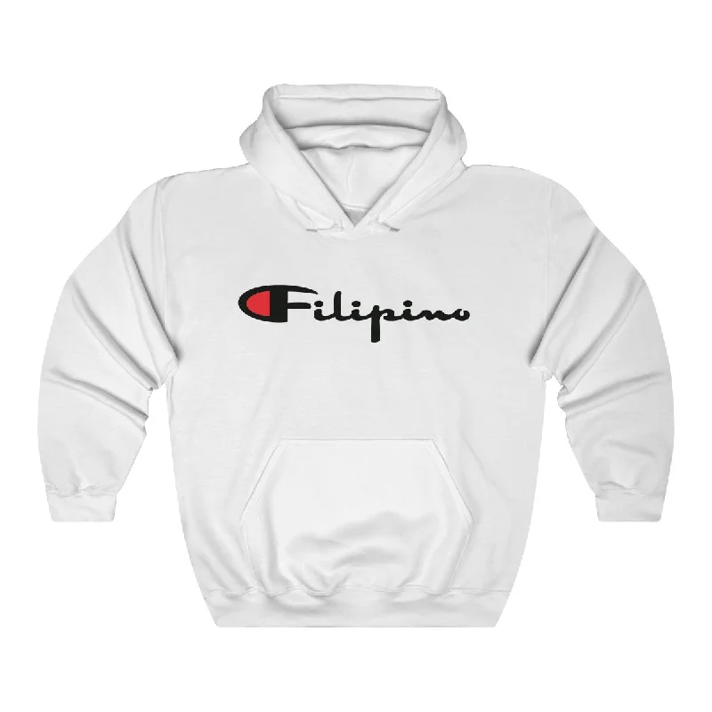 Filipino Champion Unisex Heavy Blend™ Hooded Sweatshirt Hoodie with V-Neck Classic Versatile