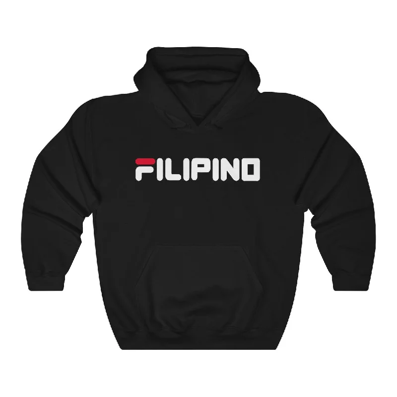 Filipino Unisex Heavy Blend™ Hooded Sweatshirt Hoodie with Reflective Safety Nightwear