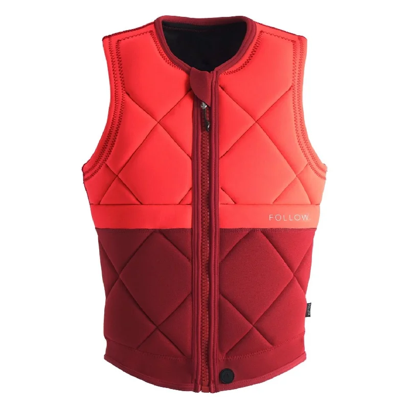 Follow Athena Impact Jacket- RED Insulated Jacket Fitted Jacket Loose Jacket