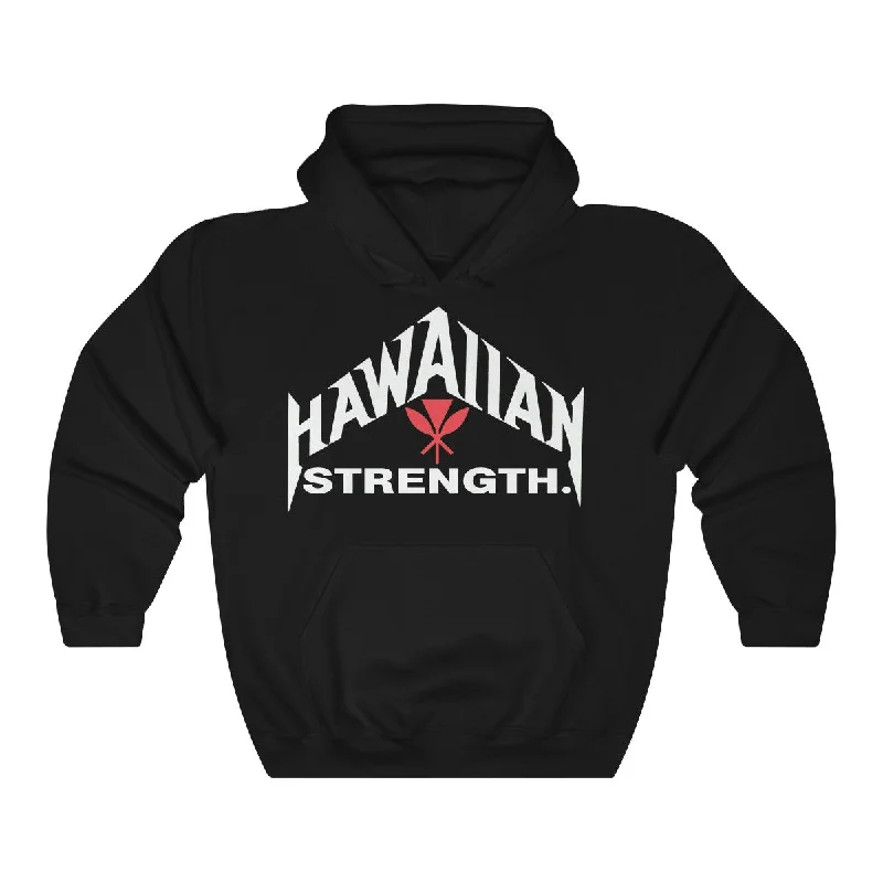 Hawaiian Strength Unisex Heavy Blend™ Hooded Sweatshirt Hoodie with Relaxed Fit Easy Casual