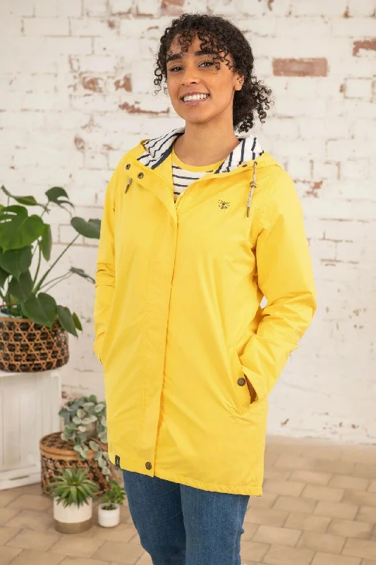 Lighthouse Beachcomber Long Jacket -DANDELION Zip Front Button Front Snap Front