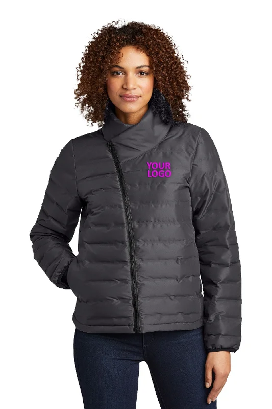 OGIO Ladies Street Puffy Custom Jackets, Tarmac Grey Anorak Shell Jacket Lightweight Jacket